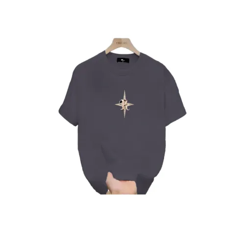 Printed Cross Clothes Slim fit Crew Neck Half sleeve Shirt
