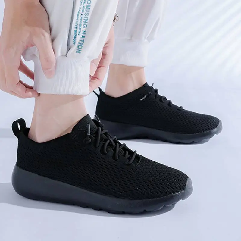 Sporty Breathable Slip On Shoes-3
