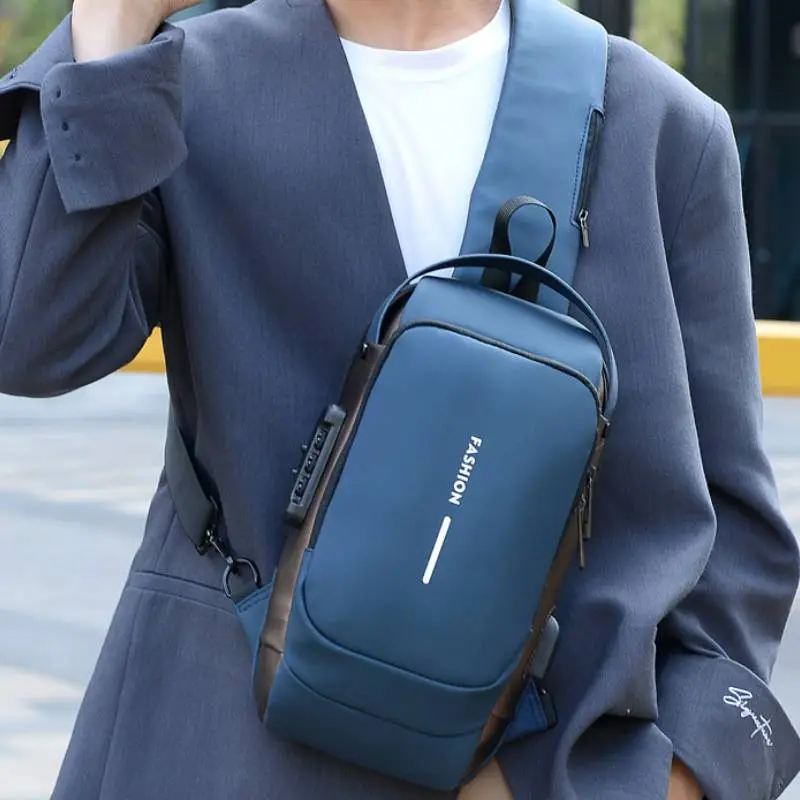 Sporty Plain Crossbody Bag-10