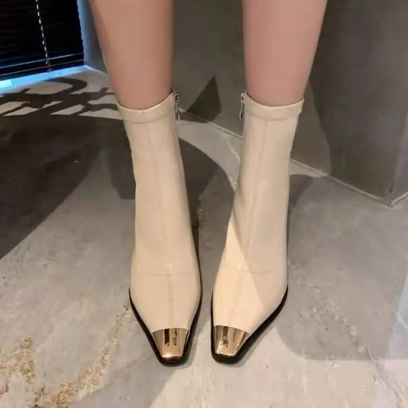 Basics Fashionable Ankle Boots-2