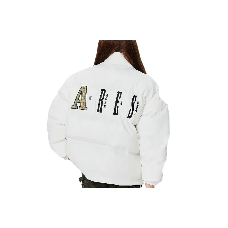 Embroidery Loose Quilted Jacket-5