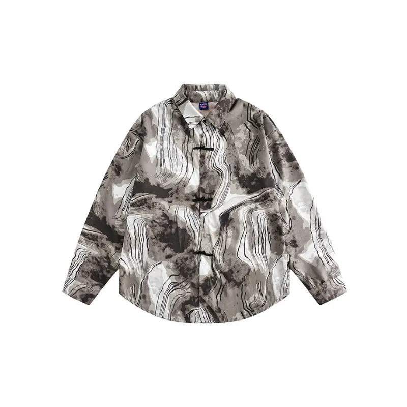 Ink Full Print Drop Textile Shirt-0