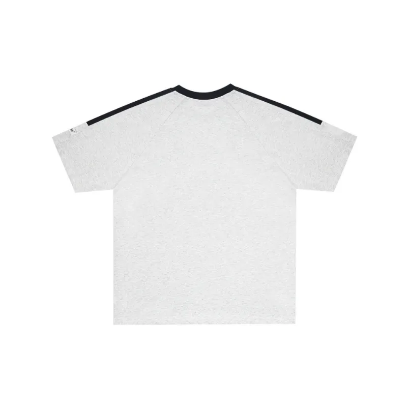 Casual Letter 100% Cotton T Shirt-1