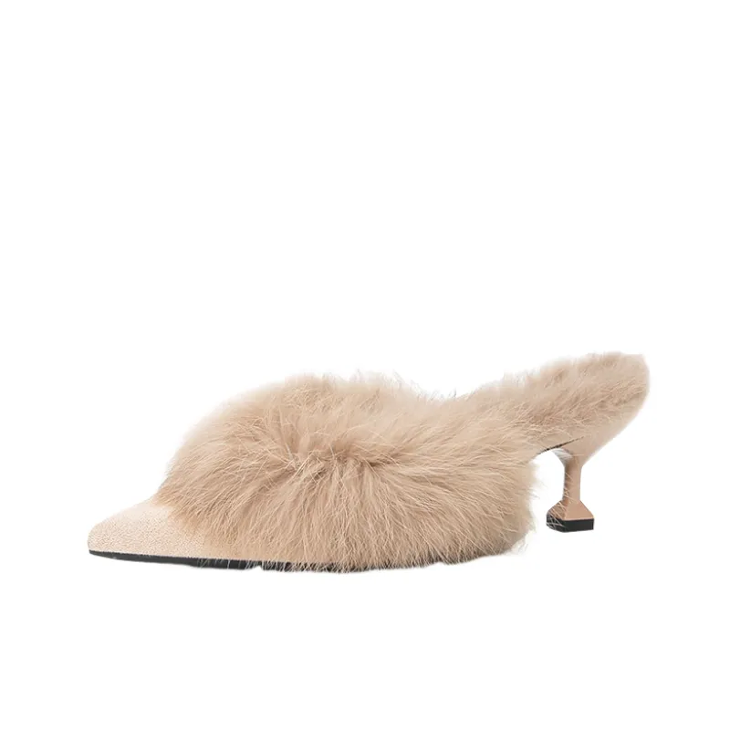 Basics Raw Hem High Heels-3