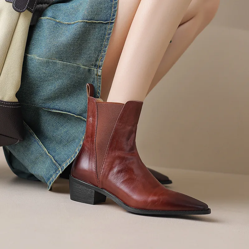 Fashionable Elegant Ankle Boots-2