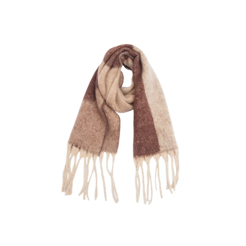 Casual Striped Knit Scarf-9