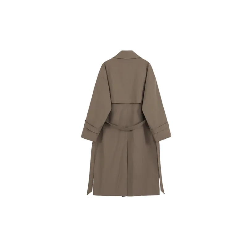 Simple Loose Trench Coat-1