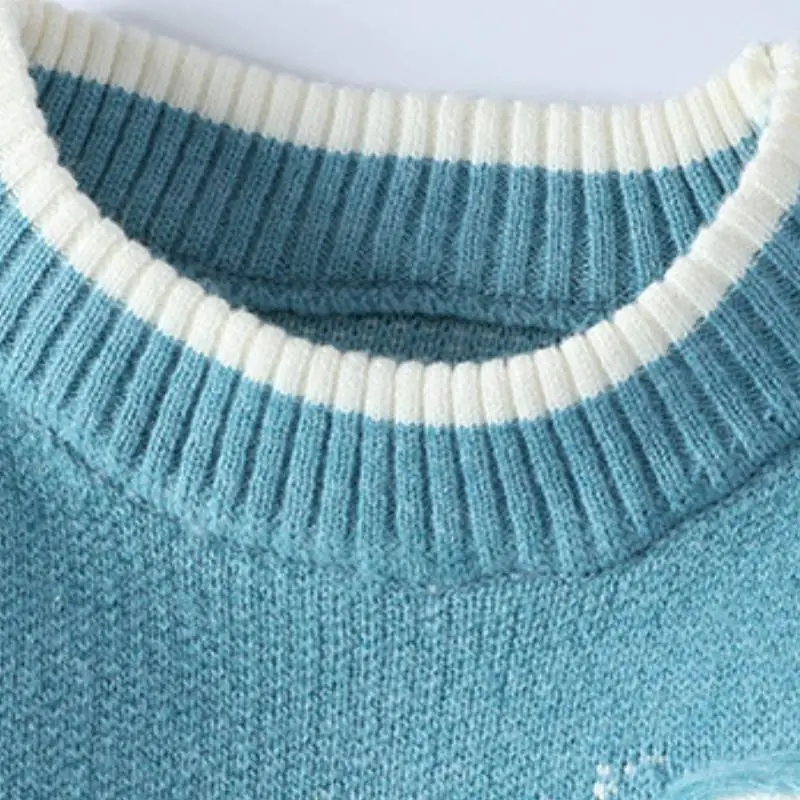 Trendy Simple Loose Sweater-4