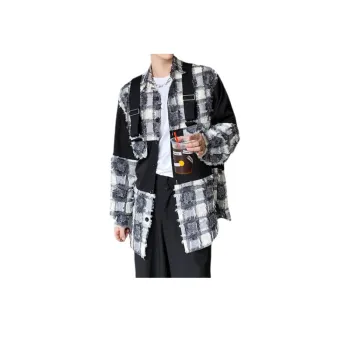 Small Chanel Style Patchwork Shirt Jacket
