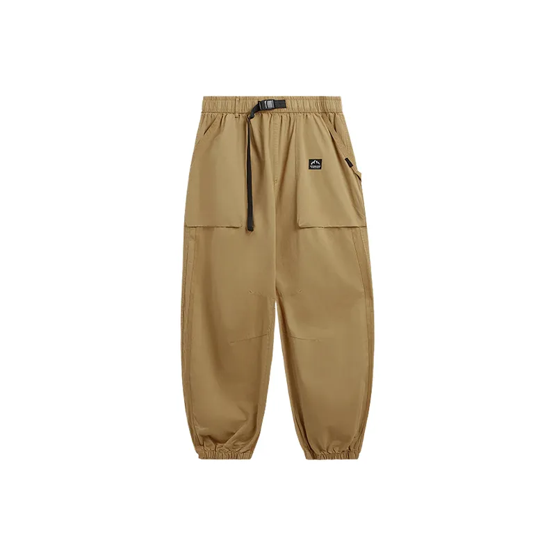 Casual Loose Cotton Blended Fabric Cargo Pants-4