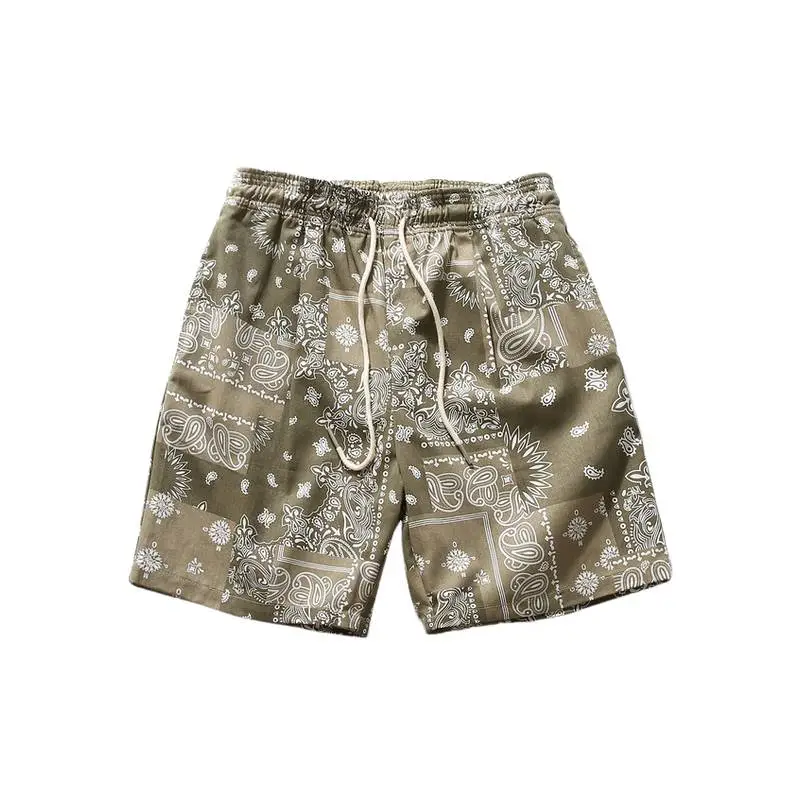 Cashew Flower Retro Hip Hop Sports Pants-8