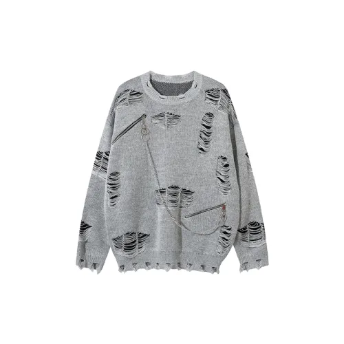 fine-knit mock-neck sweater
