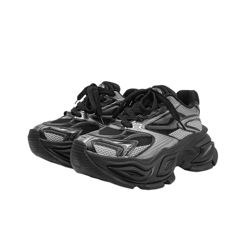 Casual Breathable Chunky Sneakers-2