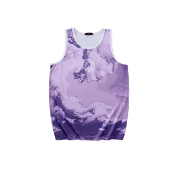 Print Sport Loose Mesh Quick Dry Vest