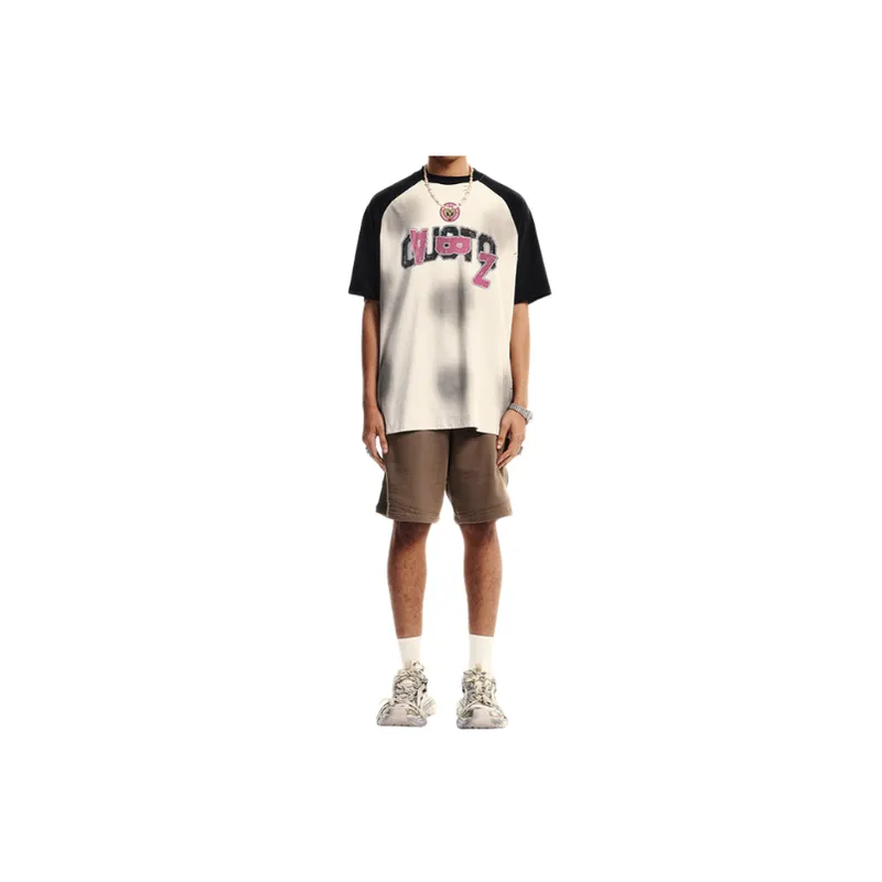 Retro Trendy Washed Short Sleeve T Shirt-2