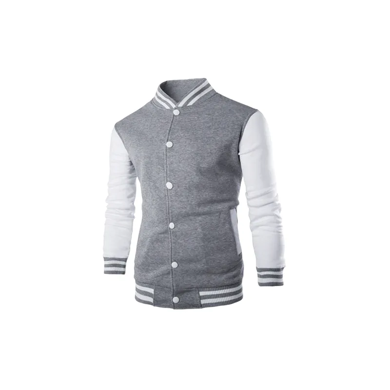 Loose Casual Cotton Baseball Jersey-8