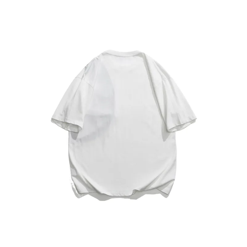Simple Basics Cotton Blended Fabric T Shirt Unisex-7