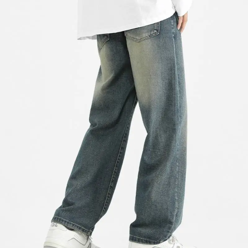 Basics Fashionable Denim Casual Pants-7