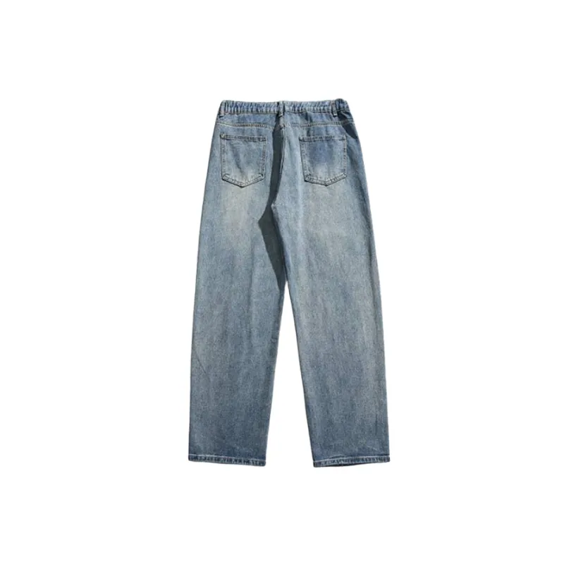 Trendy Washed Jeans-5