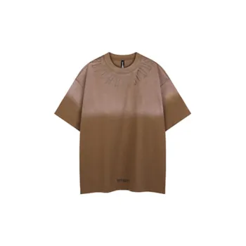 Retro Letters Washed Oversize Heavy Short Sleeve T Shirt