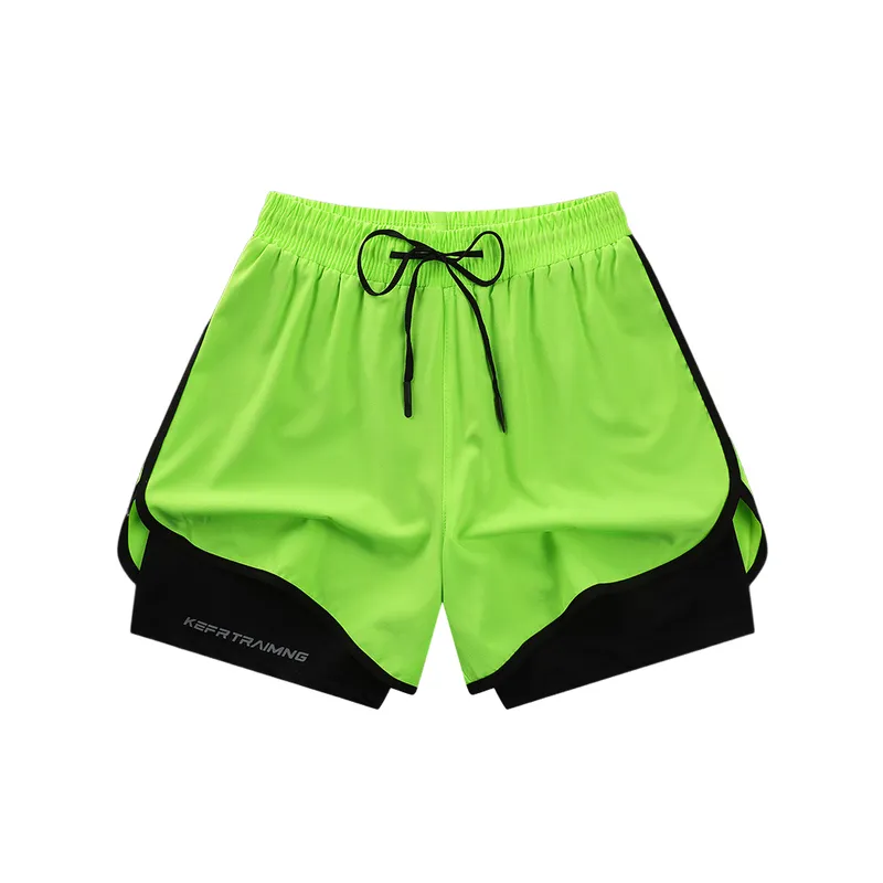 Sporty Plain Acrylic Fibres Sports Shorts-6