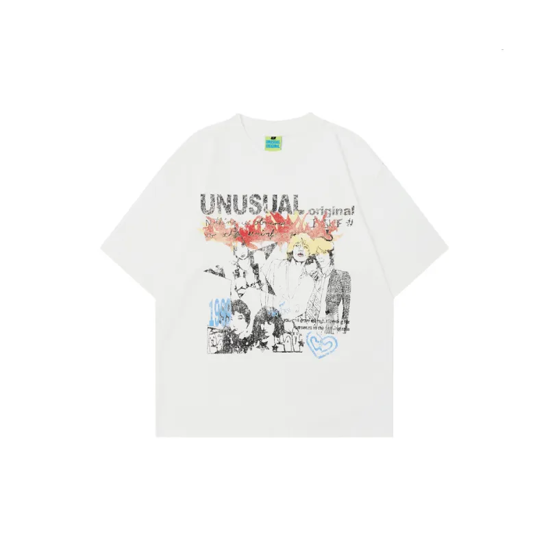 Street Loose 100% Cotton T Shirt-0
