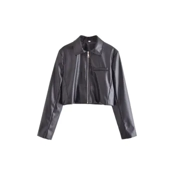 Casual Fashionable Polyester Jacket Women
