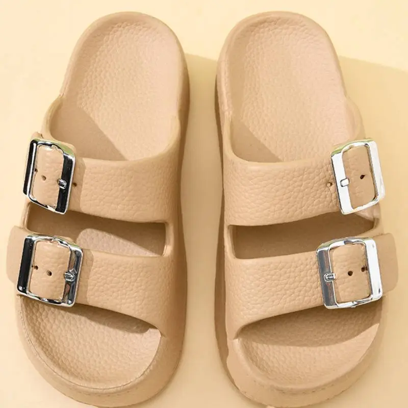 Casual Plain Beach Sandals-5