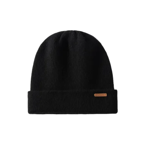 HUGO BOSS Logo-Patch Ribbed Beanie
