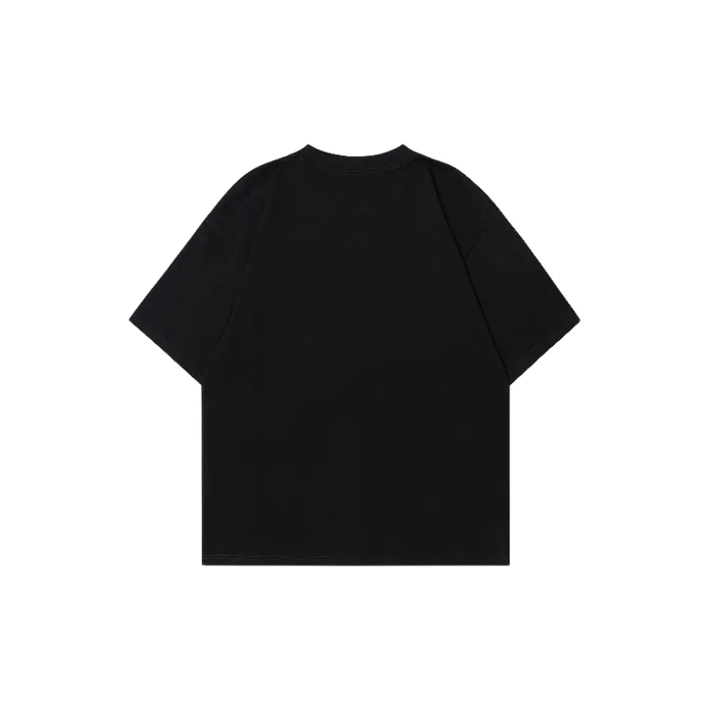 Retro Print 100% Cotton T-Shirt-3