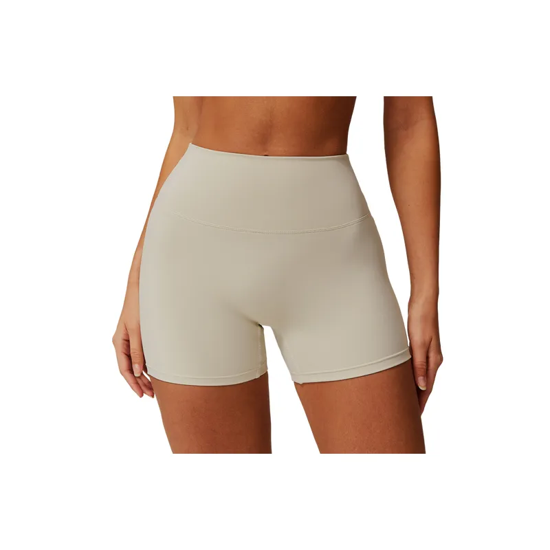 Plain Casual Sports Shorts Women-0