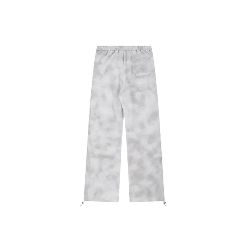 Retro Distressed Casual Knit Sweatpants-1