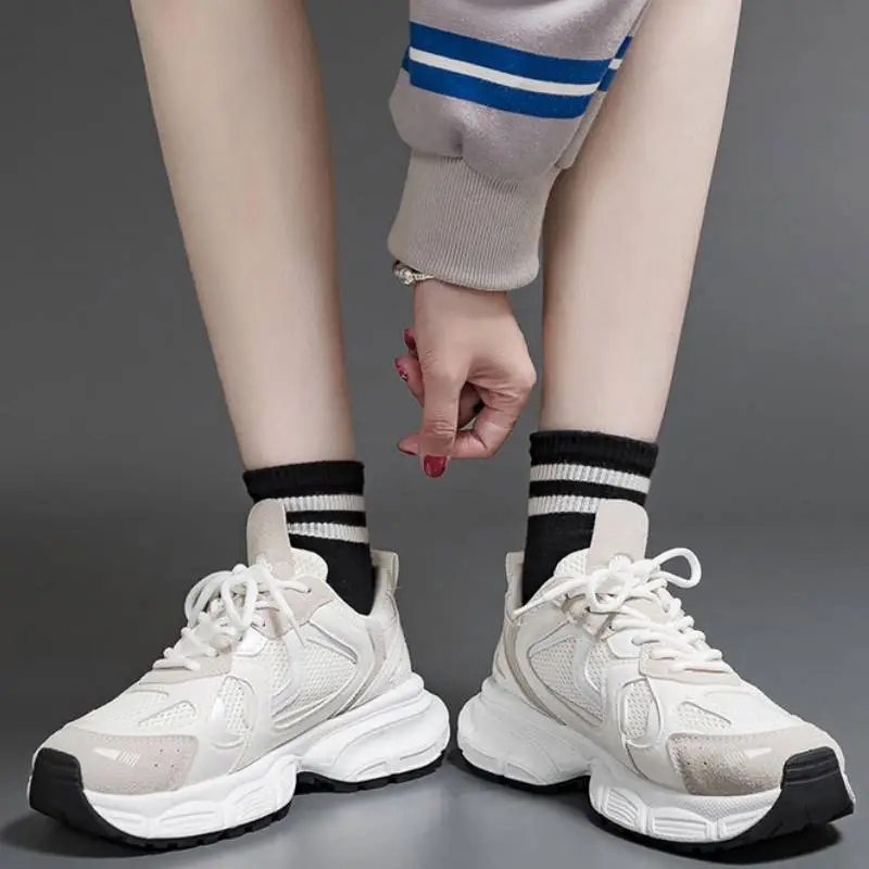 Retro Breathable Chunky Sneakers-1