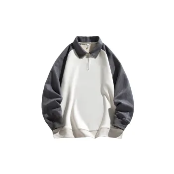 Casual Zipper Polyester Sweatshirt