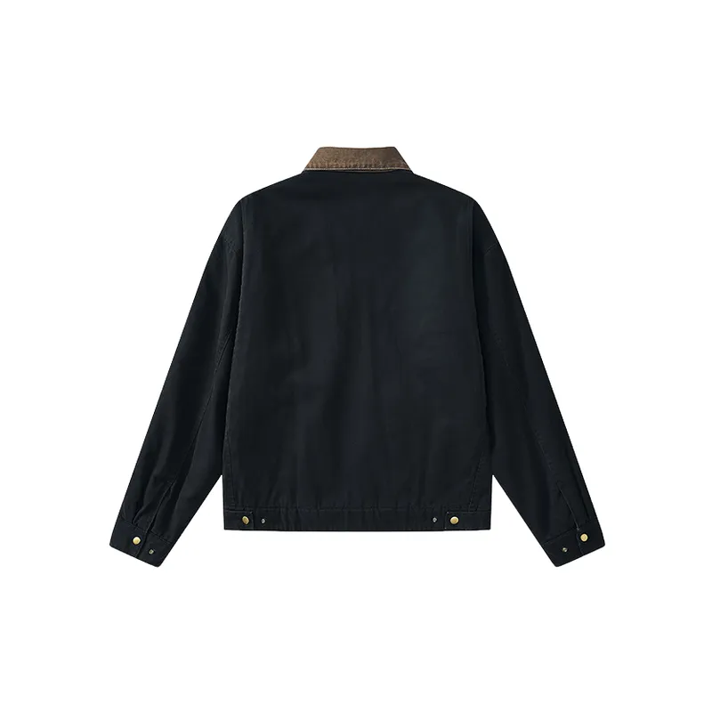 Simple Washed Jacket-5