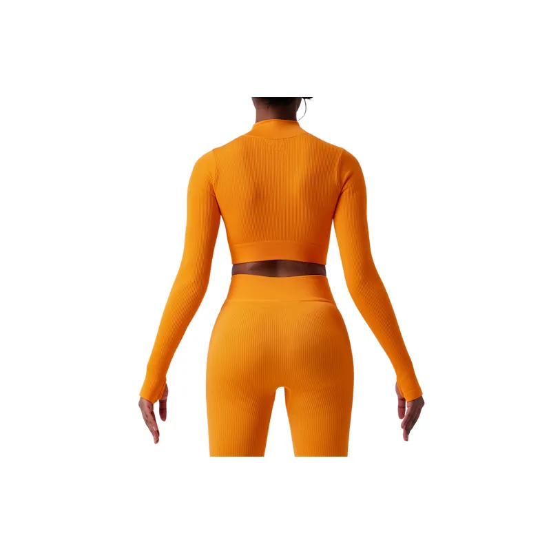Basics Simple Blended Synthetic Fabrics Fitness Clothing Women-2