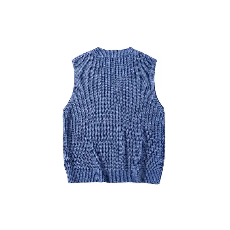 Fashionable Loose Corduroy Vest-5
