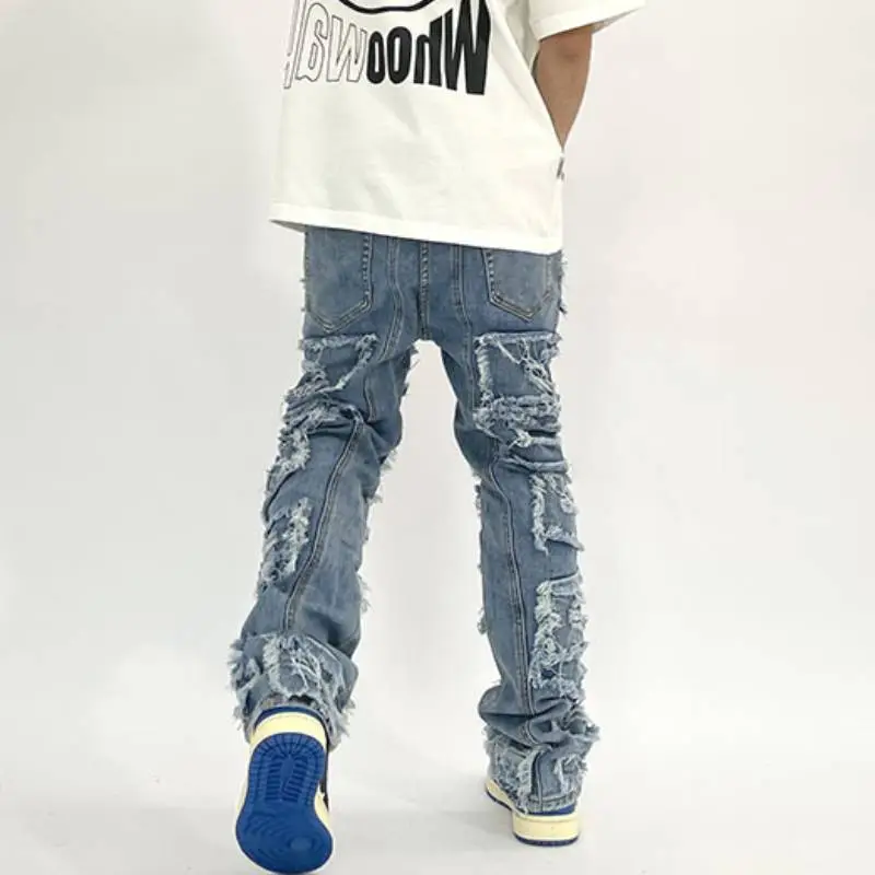 Fashionable Straight Leg Jeans-2