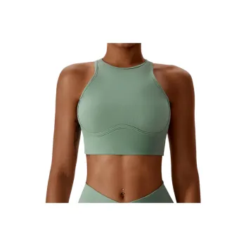 Plain Hollow Out Nylon Sports Underwear Women