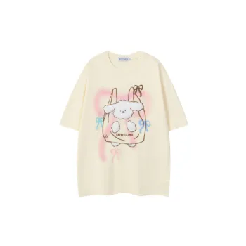 Retro Cute Cotton T Shirt Unisex