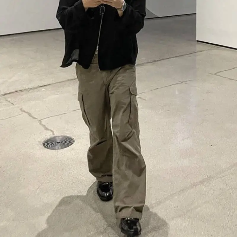 Casual Funky Cotton Cargo Pants-2
