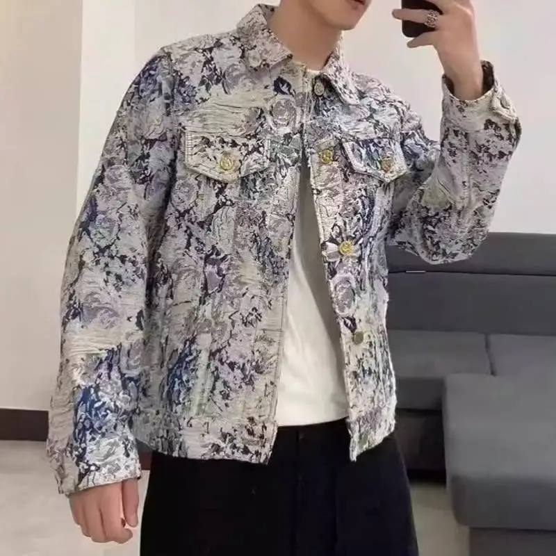 Fashionable Washed Embroidered Jacket-3