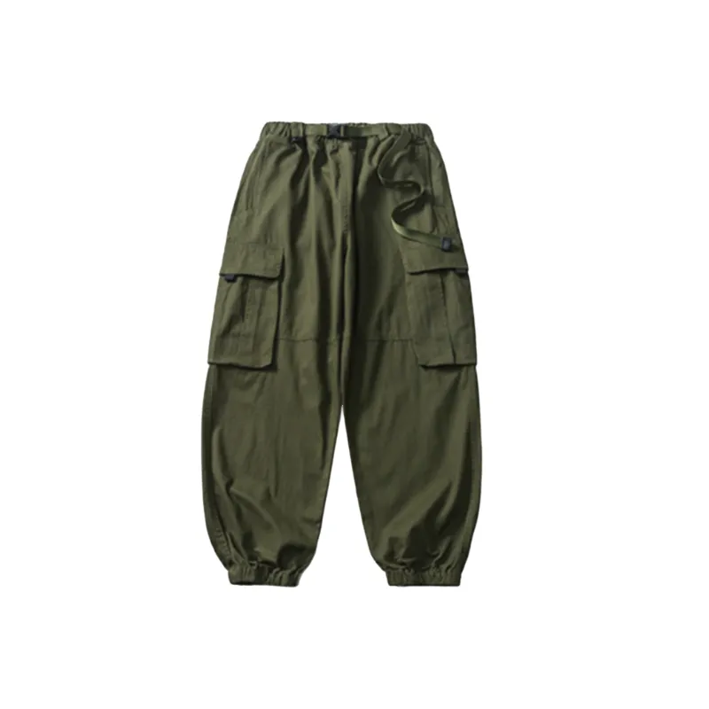 Solid Color Casual Pants-2