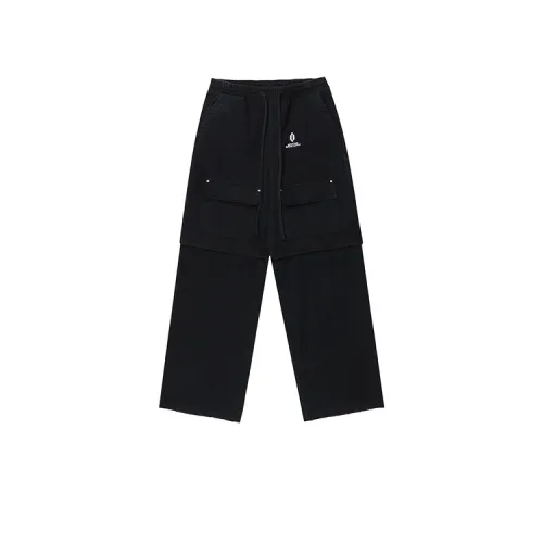 Detachable Design Embroidery and Multi-Functional Trousers