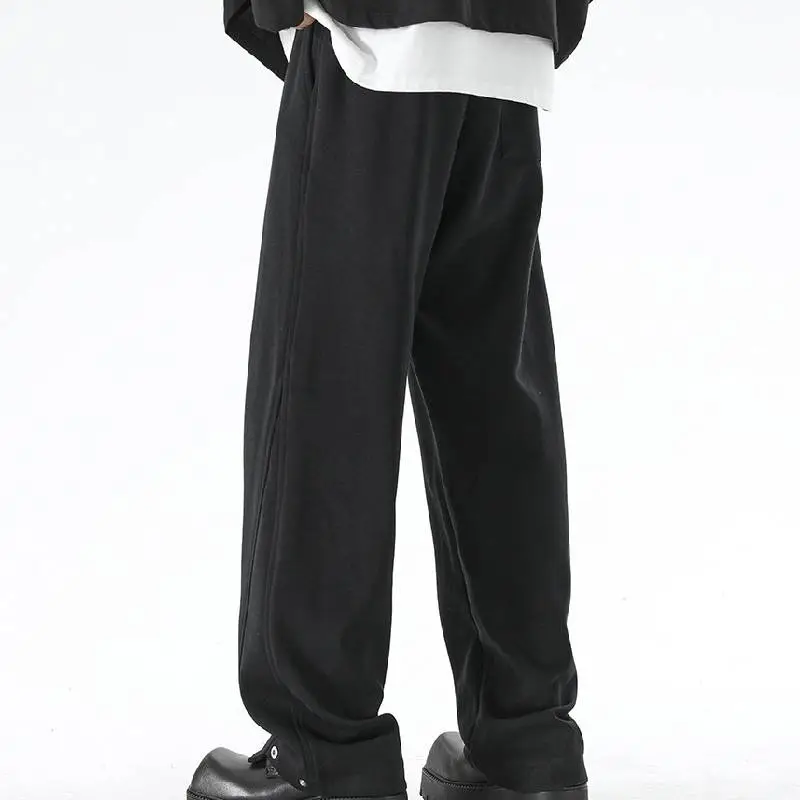 Street Sports Cotton Blended Fabric Casual Pants-4