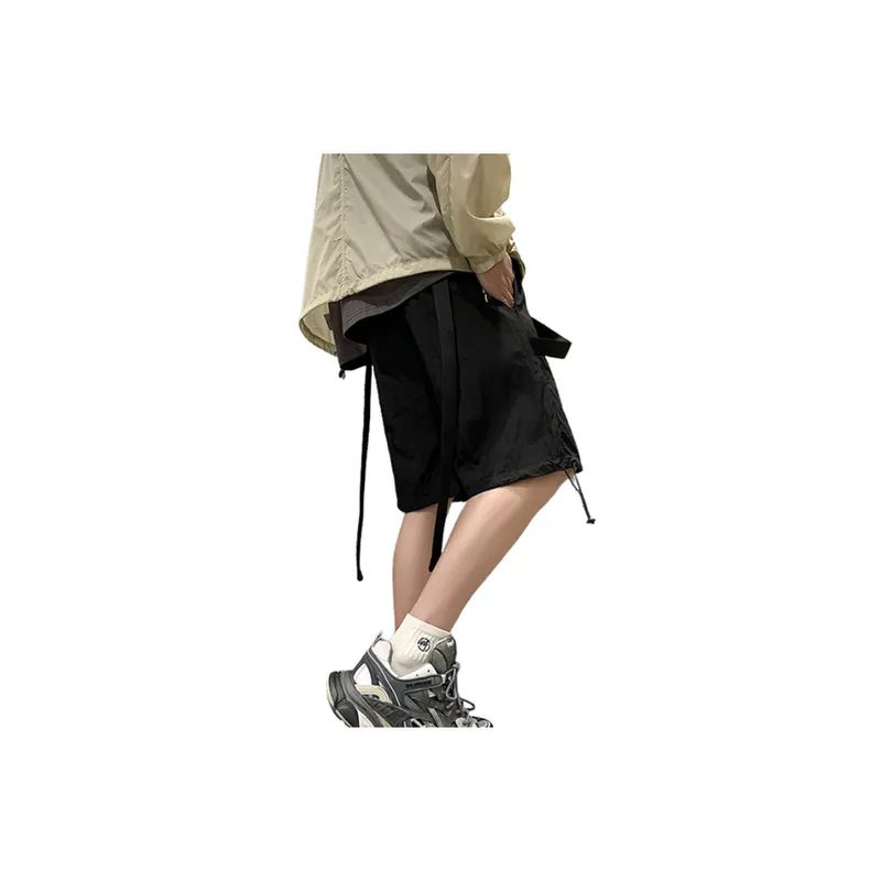 Functional Retro Wide Leg Shorts-3