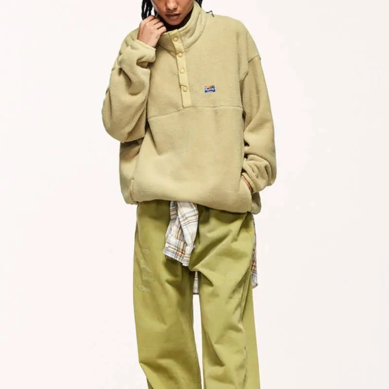 Warming Loose Polyester Sweatshirt-3