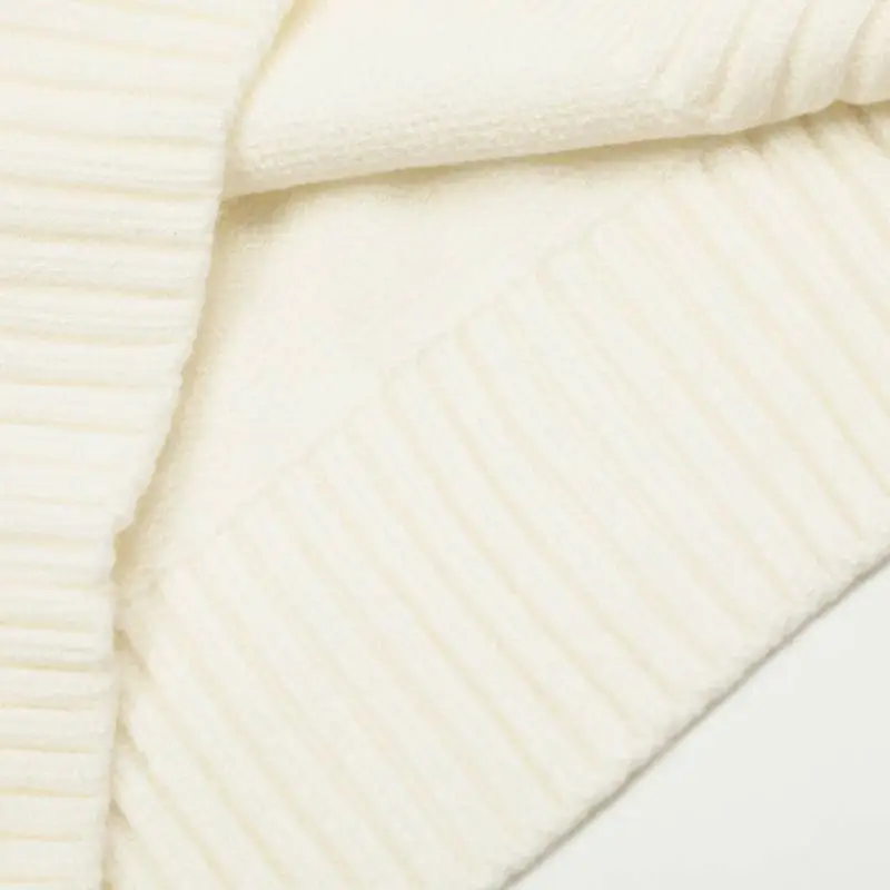 Retro Hip Hop Letter Acrylic Fibres Sweater Women-5
