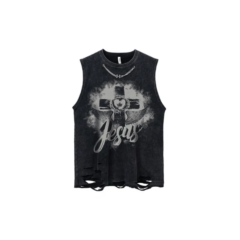 Loose Hole Necklace Vest