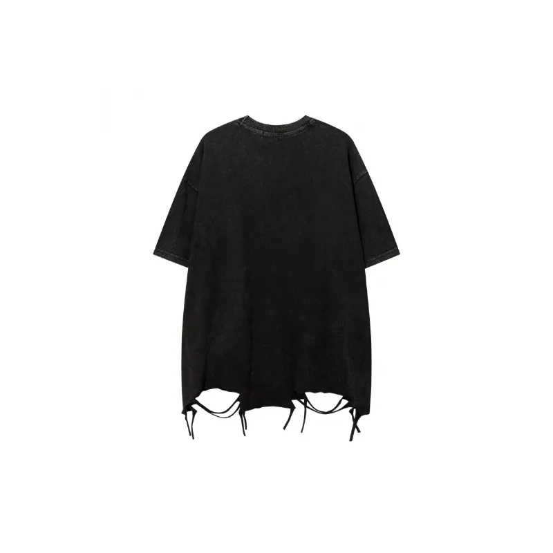 Retro Romantic Cotton Blended Fabric T Shirt Unisex-1